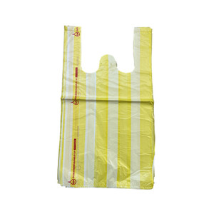 <span class=keywords><strong>Sac</strong></span> en PEHD jetable à soufflets latéraux avec poignée gilet et impression en gravure pour usage professionnel et commercial - Product Image 2