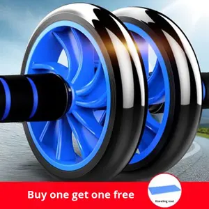 Roue abdominale pour entraîneur abdominal à trois roues, amincissant le ventre, équipement de fitness pour hommes et femmes, léger, rouleau de 0,8 kg - Product Image 3
