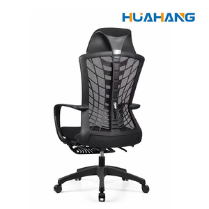 เก้าอี้ตาข่ายทำงานทำงานที่เหมาะกับสรีระ, เก้าอี้ทำงานตาข่ายดำเก้าอี้ผู้บริหารหมุนได้สบาย - Product Image 5