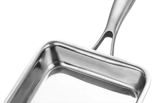 Wholesale 304SS Stainless Steel 16x19cm Square Skillet Nonstick Tamagoyaki <strong>Pan</strong> OEM Bulk Order Home Kitchen Egg Frying <strong>Pan</strong> - Product Image 4