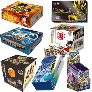 Anime japonés al por mayor juguetes familia dragón TCG juego de cartas niños cumpleaños regalo Goku Ball juego de cartas