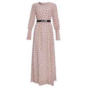 Abiti Autunnali da Donna alla Moda, Vestiti Lunghi a Pois Eleganti in Chiffon per la Spiaggia - Product Image 2
