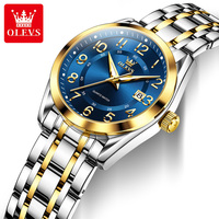 OEM 3666 Modische Klassiker Wasserdichte Leuchtende Uhr Edelstahl Quarzuhren Luxusuhr Damen Frauen