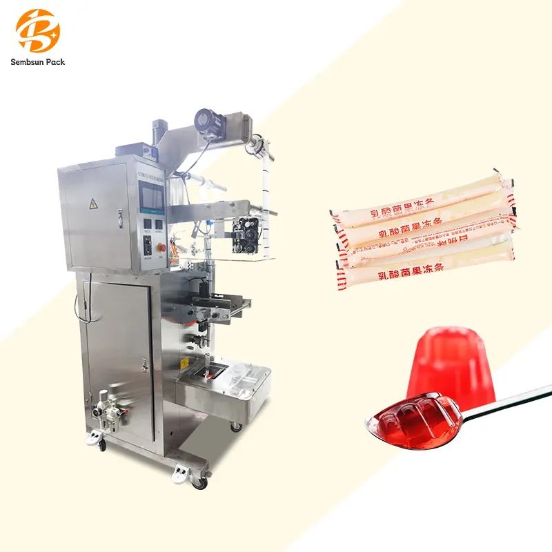 Full Automatic Liquid Stick Packing Machine Automatic Sugar Printing And Multi Track Into Box Stick Packing Machine