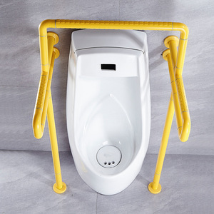 <b>Grab</b> <b>Bars</b> For Bathroom Urinals Wall Mounted Anti Slip Minimalist Design Accessible Public Restrooms Elderly Use - Product Image 3