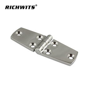 บานพับสแตนเลสทรงสี่เหลี่ยมคางหมู RICHWITS ขนาด 38x76 มม. 38x102 มม. สำหรับฝาปิดช่องทางเดินเรือ อุปกรณ์ทางทะเล - Product Image 4
