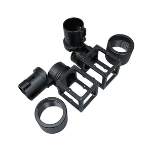 RJXHOBBY RJX3716 Plaque centrale de fixation d'adaptateur en alliage d'aluminium noir 25 mm légère 87g anti-jouissance horizontale - Product Image 1