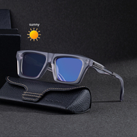 Gafas de Sol Partagas al por Mayor, Diseño de Moda, Logotipo Personalizado, Cuadradas, Fotocromáticas, Protección UV400, para Hombre