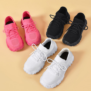 <span class=keywords><strong>Scarpe</strong></span> sportive <span class=keywords><strong>da</strong></span> <span class=keywords><strong>donna</strong></span> di tendenza <span class=keywords><strong>con</strong></span> <span class=keywords><strong>suola</strong></span> spessa, nuove sneakers casual stringate, <span class=keywords><strong>scarpe</strong></span> singole <span class=keywords><strong>con</strong></span> rialzo per l'estate - Product Image 4