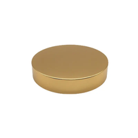 Bouchon de bouteille à large ouverture 89 mm, doré brillant, bouchon à vis 89/400 pour pot en plastique