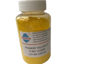 Pigmento <span class=keywords><strong>Amarillo</strong></span> 12 GH CAS 6358-85-6 Polvo <span class=keywords><strong>Amarillo</strong></span> Verdoso para Tintas a Base de Agua, Tintas Offset y Formulaciones de Pintura - Product Image 5