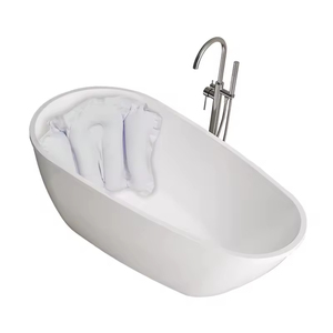 Oreiller <span class=keywords><strong>de</strong></span> <span class=keywords><strong>bain</strong></span> <span class=keywords><strong>gonflable</strong></span> moderne en PVC imperméable, <span class=keywords><strong>coussin</strong></span> confortable et antidérapant pour le soutien <span class=keywords><strong>de</strong></span> la tête, du cou et du dos - Product Image 4