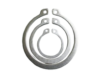 304 Stainless Steel Circlips for Shaft External Retaining Ring C Type Snap Ring Bearing Circlip M3-M160
