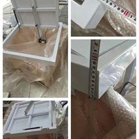 Porte invisible à double commande, trappe électrique escamotable pour ouverture d'escalier de sous-sol et de grenier