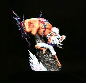 Figura Anime di Nika Luffy in 3 Colori, 27 CM, Tre Forme di Arma, Modellino in PVC da Collezione ONE PIECE, Giocattolo Regalo - Product Image 2