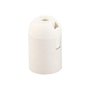 Высокого качества UK стандарта 250V 4A термальный пластиковый материал <span class=keywords><strong>E27</strong></span> держатель лампы для электрических бело-черные цоколь лампы без головкой - Product Image 3