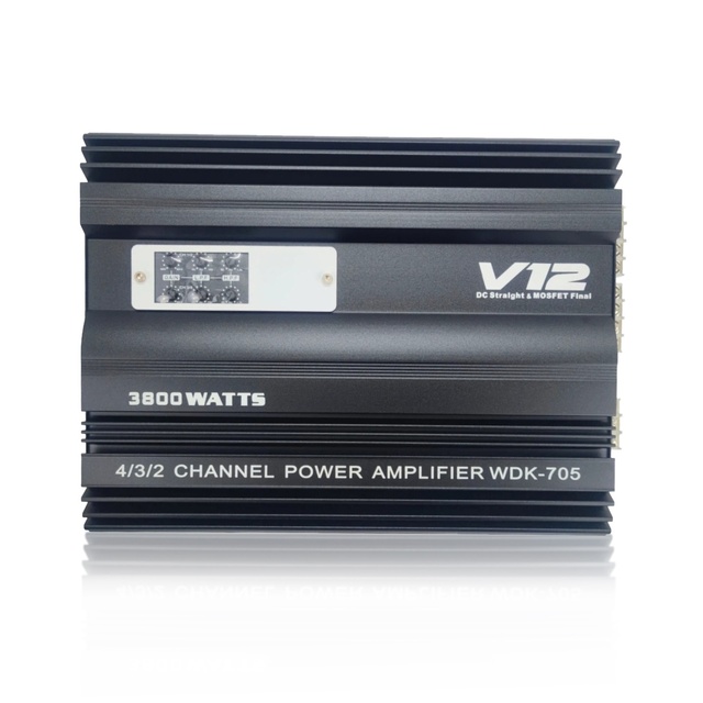 Cross-border Direct Supply AB Class High-power Four-channel Stereo Car Audio Amplifier From China