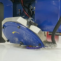 Scie à pont CNC automatique 5 axes, système ESA Italie, épaisseur de coupe 120 mm, découpe d'îlots de cuisine et d'éviers, pour ateliers de pierre au Canada, Hualong