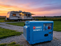 Générateur diesel silencieux 7 kW Yuchai YC7GFS-3, type insonorisé, groupe électrogène électrique CE 230V 1800 tr/min monophasé