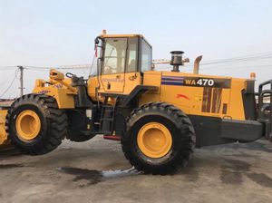 Chargeur sur pneus de bonne condition utilisé chargeur frontal japonais Komatsu Wa470 Wa500 Wa600 bas prix - Product Image 4