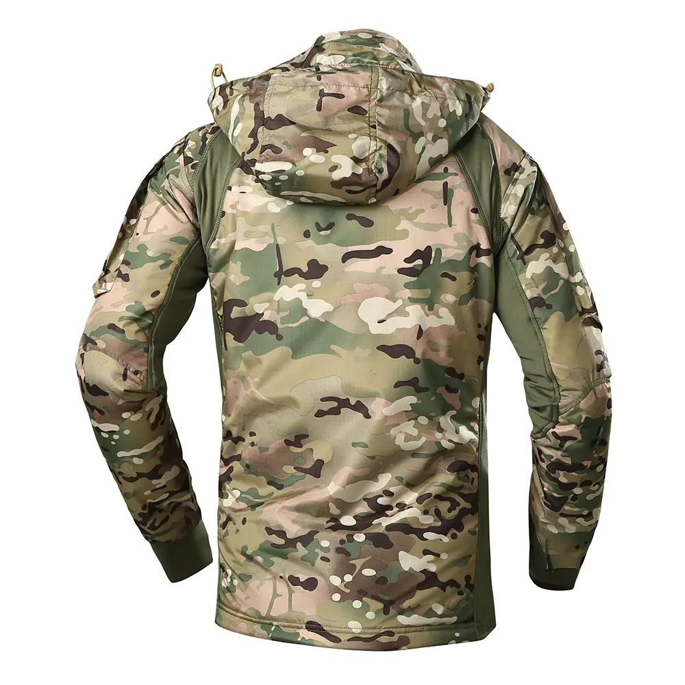UAF waterproof and fleece camouflage tactical cotton jacket