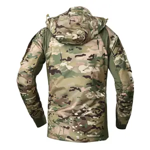 UAF 방수 및 양털 위장 전술 면 재킷