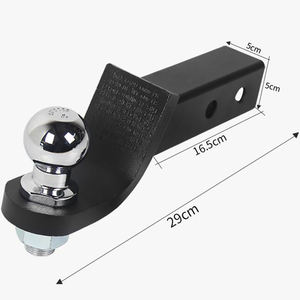 Support de boule d'<span class=keywords><strong>attelage</strong></span> universel 6000 Lbs Boule d'<span class=keywords><strong>attelage</strong></span> de remorque haute capacité <span class=keywords><strong>Crochet</strong></span> de remorquage de 2 pouces - Product Image 1