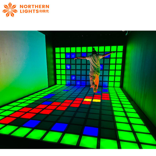 Led Grid Game Light Indoor Led Touch Gaming Floor Megagrid Interactive Game Activate Games System