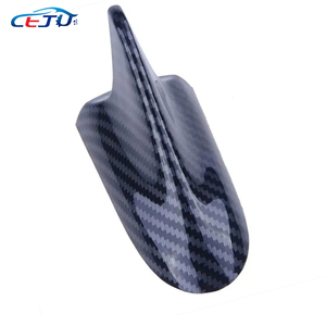 Antena de aleta de tiburón Universal, aspecto de fibra de carbono, piezas de decoración de modelado, sin función, accesorios de coche aéreo falso - Product Image 5
