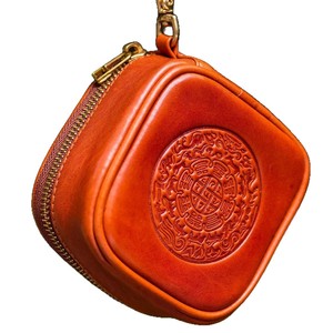 Porte-monnaie en cuir PU, mini porte-monnaie à fermeture éclair, fait main, brodé, vintage, unisexe, pour le rangement de perles et de bijoux - Product Image 5