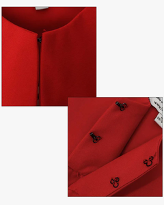 Túnicas de Coro Tenuto Personalizadas, Túnicas de Iglesia con Bandas de Satén en Contraste en las Mangas, Texto o Logotipo Bordado o Impreso Personalizable - Product Image 5