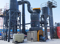 Broyeur Raymond à pierre calcaire à économie d'énergie 3-30 T/H pour centrale de décarbonisation des gaz de combustion, machine de broyage de dolomite et de marbre