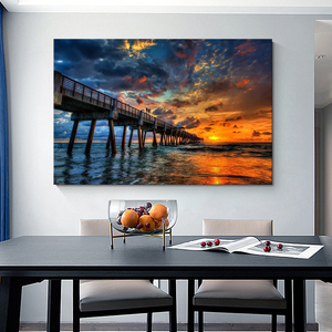 Décoration murale personnalisée <span class=keywords><strong>de</strong></span> haute <span class=keywords><strong>qualité</strong></span> peinture d'art <span class=keywords><strong>de</strong></span> paysage photos imprimées numériquement <span class=keywords><strong>sur</strong></span> <span class=keywords><strong>toile</strong></span> - Product Image 2