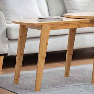 <span class=keywords><strong>Mesa</strong></span> de centro de bambú extensible y plegable, mesas plegables multifuncionales, un pesebre, muebles de sala de estar, <span class=keywords><strong>mesa</strong></span> de centro extendida - Product Image 4