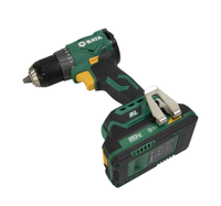 Perceuse/visseuse sans fil à batterie au lithium-ion 20V de qualité industrielle série 151011ChiE avec lumière LED (deux batteries, un chargeur)