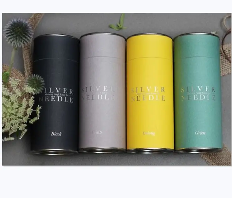 Wholesale printed food grade vintage tea tins box packaging large eco friendly metal tea coffee can round tin container for tea