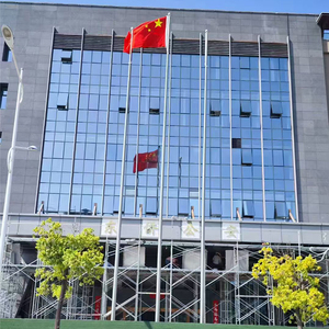 Palo Portabandiera da Esterno con Asta in Lega di Alluminio e Acciaio Inossidabile, Sistema di Fune Esterna per Pennone, Asta Portabandiera Elettrica - Product Image 6