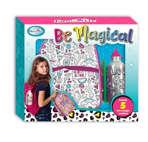 Sac à dos scolaire en polyester pour filles avec porte-bouteille par Fashion Me - Product Image 3