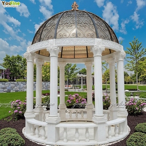 Villa Hotel Diseño <span class=keywords><strong>de</strong></span> paisaje Cúpula <span class=keywords><strong>de</strong></span> piedra <span class=keywords><strong>de</strong></span> mármol natural Jardín Gazebo - Product Image 6