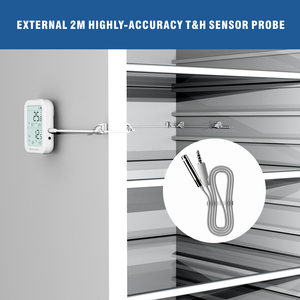 24h nhiệt độ giám sát thời gian thực nhiệt độ độ ẩm cảm biến với Lora - Product Image 4