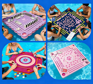 Tables de Mahjong flottantes en EVA personnalisées, best-sellers, pour divertissement aquatique, plateaux flottants pour jouer aux cartes dans les piscines - Product Image 5