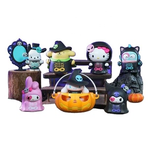6 unids/set Halloween Mischief Night Blind Box Mystery Box para San Rio PVC Plush con Frozen Desktop Action Figure Anime Doll - Product Image 2