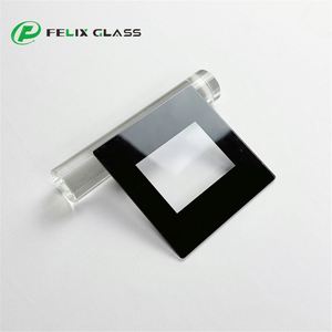 Verre trempé plat personnalisé ultra fin, impression sérigraphique noire sur verre avec adhésif 3M au dos pour écran en verre - Product Image 5