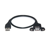 Cable de Extensión USB 2.0, Cable de Extensión LVDS, Transmisión Estable para Reproductor MP3, MP4, Cámara, Computadora, OEM, ODM, Venta de Fábrica