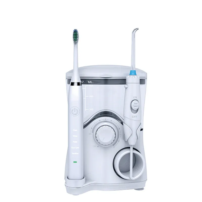 Waterpulse — hydropulseur pour les dents, outil de soins dentaires, fil dentaire électrique pour nettoyage, sopropulseur pour soins dentaires, puissance 600ml, Combo, pour Spa