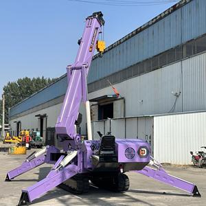 เครนแบบใช้ไฟฟ้าทาน้ำมันเครื่องยนต์ดีเซลแบบสองหัวขนาด18เมตร8ton เครนตีนตะขาบ - Product Image 1