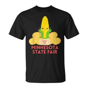 Camiseta de la Feria Estatal de Minnesota con diseño de maíz en la espiga, categoría promocional - Product Image 1
