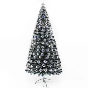 卸売プロモーション光ファイバー装飾ミニLedクリスマスツリー