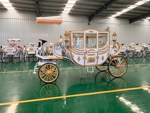Carruaje Real de Lujo para Bodas en Venta, Fabricante de Carruajes de Caballos para Princesas, Transporte Especial en Oferta - Product Image 2