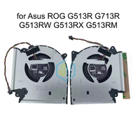 Kipas pendingin Laptop untuk Asus ROG G513RM G713RS G713RW G713RM G513RX, kipas pendingin GPU CPU FPPM